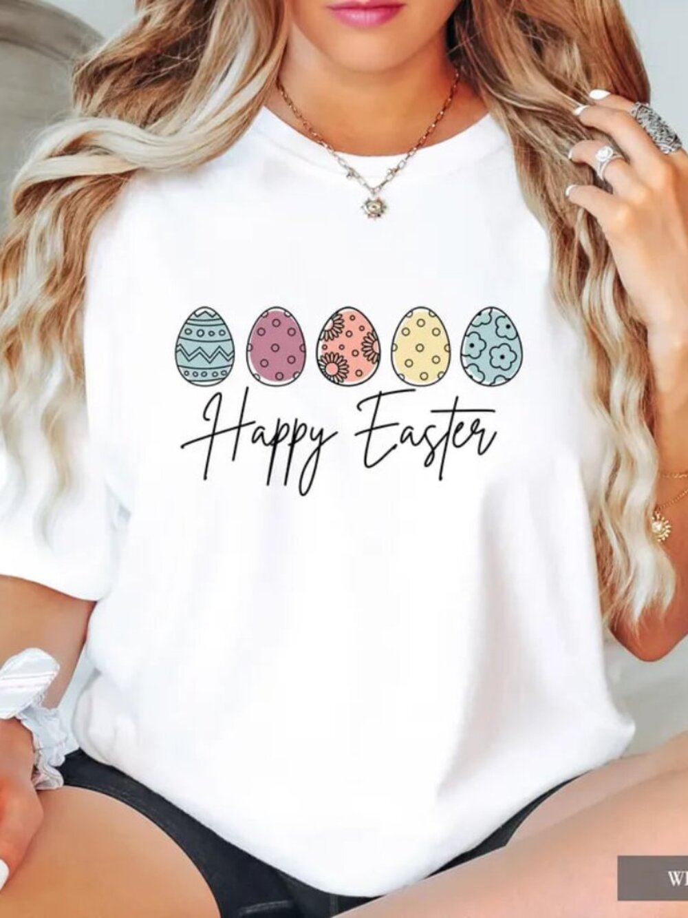 Happy Easter Shirt, Retro Easter Graphic Tee, Spring Cute Shirt